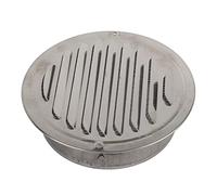 Fdit Rejilla con Cubierta de Ventilación de Acero Inoxidable 304 de 4 Pulgadas con Pantalla de Malla Fina para Salida de Ventilación de Conductos de Pared (acero inoxidable 304 4)