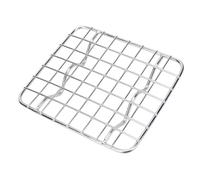 Fdit Rejilla de Enfriamiento de Alambre Pequeña, Rejilla para Hornear de Acero Inoxidable de 11,5x10 Cm con Patas Elevadas para Galletas, Pastelería, Horno, Apto para Lavavajillas (11,5x10x1,5cm)
