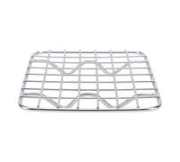Fdit Rejilla para Enfriar de Acero Inoxidable, Rejilla para Hornear Pequeña de 11,5x10 Cm con Diseño de y Patas Resistentes para Horno, Galletas y Pastelería (11,5x10x1,5cm)