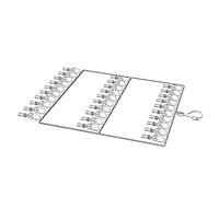 Fdit Rejilla para Secar Calcetines de Acero Inoxidable, Clips de Metal, Diseño de Gancho a Prueba de Viento para Sujetadores, Pañales, Toallas, Ropa Interior, Sombreros, Ropa de bebé, (de 3 Capas 30)