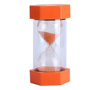 Fdit Reloj de de 3/10/20/30/60 Minutos, hogar, Oficina o como Regalo, 20 Minutos, Amarillo, Reutilizable, Embalaje Socialme-EU, Color Naranja