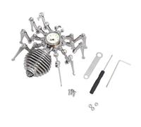 Fdit Reloj de Juguete de Araña Mecánico Preciso, Patas Ajustables, Modelo de Acero Inoxidable para Adultos y Niños, Decoración del Hogar