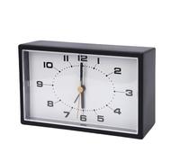 Fdit Reloj Despertador Analógico Vintage, Reloj Analógico de Escritorio Silencioso de Plástico sin Tictac para Dormitorio, Sala de Estar, Estudio, Oficina (14,7 * 9,2 * 4,5 cm)