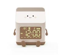Fdit Reloj Despertador Divertido en Forma de Caja de Leche,Reloj Digital para Estudiantes con Función de Cuenta Atrás y Diseño Atractivo para Niño
