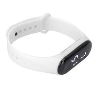 Fdit Reloj LED Deportivo Correa de Silicona Resistente Al Desgaste 4 Opciones de Color, Pantalla LED, para Estudiantes (White)