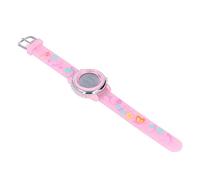 Fdit Reloj LED Impermeable para Niños, Diseño de Dibujos Animados, Reloj Digital Infantil con Correa Ajustable, Ideal para Edades de 3 a 10 Años (Pink)