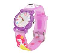 Fdit Relojes para Niños de Silicona Impermeables con Dibujos Animados en 3D, Reloj Resistente Al Agua con Números Claros, Juguete Educativo para Formar Buenos Hábitos para Niñas de 3 a 8 Años