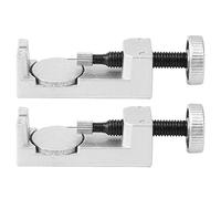 Fdit Remover con Correa de Reloj de Vida Larga para Eliminación Simple de Lápiz y Adaptación de Cinturón para Relojes y Profesionales de Acero Casual de Acero Negro/Plata/Rojo 2pcs (Silver)