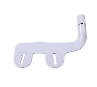 Fdit Rociador de bidé de Doble Boquilla ABS, Accesorio de bidé de Inodoro Ultrafino Ecológico con Lavado Femenino y Ajuste de Presión de Agua, para el Hogar, Baño, Hotel, Oficina