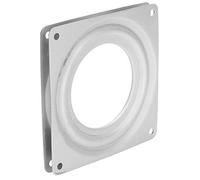 Fdit Rodamiento Giratorio Cuadrado para Muebles, Rodamiento Giratorio Resistente con Rotación Suave de 360 Grados para Sillas, Expositores y Sillas de Oficina (95mm)