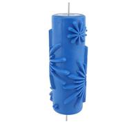 Fdit Rodillo de Goma Decorativo con Textura para Paredes, Muebles, Edredones de Tela, Cabezal de Rodillo con Patrón en Espiral, Lavable, Reutilizable con Pistola Pulverizadora para (goma)