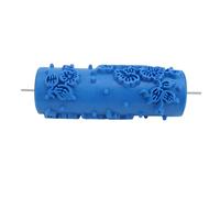 Fdit Rodillo de Pintura con Patrón, Rodillo de Arte Reutilizable de Goma de 15 Cm para Crear Patrones únicos de Superficie de Muebles de Gabinete de Puerta de Pared y Ocultar (goma)