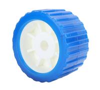 Fdit Rodillo Oscilante Acanalado de PU, Fabricación de Precisión para Barcos, Yates, Remolques, Rodillo Acanalado Marino Resistente a Altas Temperaturas (5 Pulgadas)