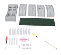 Fdit Rueda de Ejercicio para Gatos, Cinta de Correr Silenciosa Grande, Rueda para Correr en Interiores para Gatos con Cerradura, Base de 80 Cm Que Evita Pellizcos de Garras para un