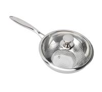 Fdit Sartén de Acero Inoxidable 316, Triple Capa que Evita que Se Pegue, Olla Complementaria para Alimentos, Elección de Cocina, Adecuada para la Familia y la Cocina