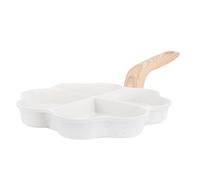 Fdit Sartén para Huevos con 4 Tazas en Forma de Corazón, Sartén para Panqueques de Fácil Limpieza Antiadherente para Cocina