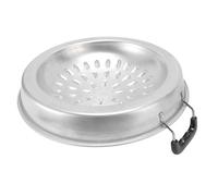 Fdit Sartén para Parrilla de Barbacoa Tailandesa 2 en 1, Sartén de Carbón Antiadherente para Calentar Uniformemente para Reunirse con Amigos de la Estufa de Gas (35 cm/13,78 pulgadas Color original)