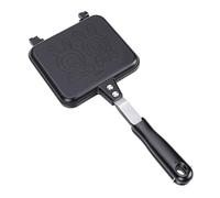 Fdit Sartén para Parrilla de Doble Cara, Sartén Antiadherente de Aleación de Aluminio para Hacer Desayunos de Aleación de Aluminio para un Calentamiento Uniforme, Portátil