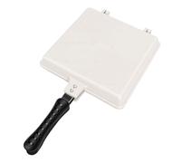 Fdit Sartén para Parrilla para Sándwich, Prensa para Tostadas a la Parrilla de Aleación de Aluminio Antiadherente (WHITE)