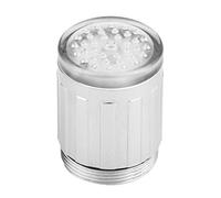 Fdit sensor de temperatura 3 colores cambiantes LED luz grifo de agua grifo cocina baño lavabo agua lavabo fijación