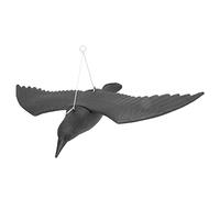 Fdit Señuelo de Cuervo de Plástico, Decoración Vívida y Realista para Patios de Jardín, Material de Primera Calidad, Decoración de Cuervo Impermeable para Herramienta de Cebo de Caza