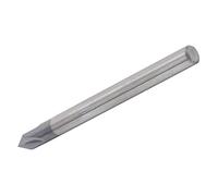 Fdit Sharmfer End 3 Flauta 60 ° Libera el Enrutador de Carnaval CNC de Acero Tungsteno para la Herramienta de Aluminio-cutreen (D4*60°*50L)