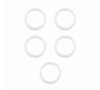 Fdit Silicona Duradera o Anillos Adaptador Clips de Piruleta para Colores Neutros para Bebés bebé (WHITE)