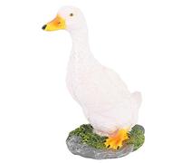 Fdit Simulación al Aire Libre Pato Estatua Escultura de Paisaje Patio Jardín Animal Adorno Decoración