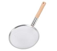 Fdit Skimmer Spoon Acero Inoxidable de Acero Inoxidable Filtro de Filtro de Cochera de Alimentos de Malla para Cocina Casera, Colador a Prueba de Calor a Prueba de óxido para Entusiastas de la