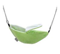 Fdit Socialme-EU Hamster Cama Banana Hamaca Colgante Litera Cama Casa Animal Pequeño Casa de Juguete Nido de Sueño para Pájaro Mascota(Verde)