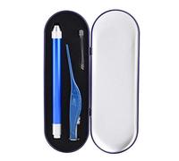 Fdit Socialme-EU Retirada de Cera Retirada de Acero Inoxidable Pinza Luminosa Selección de Orejas para Bebé Niño Juego de Limpieza de Orejas(Azul)