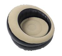 Fdit Sofá Inflable, sofá Inflable Portátil con Válvula Rápida para Uso en Interiores y Exteriores, sofá de Aire de PVC Flocado de 75x75cm y Capacidad de 200KG (Café)