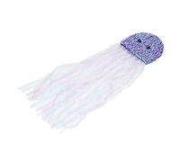 Fdit Sombrero para Fotografía de bebé, Pulpo Divertido y Bonito Hecho a Mano, Material de Hilo de Lana de, Ideal para Sesiones de Fotos de Bebés, Fotos Familiares (Púrpura Floral)