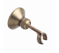 Fdit Soporte Ajustable para Cabezal de Ducha, Base de Soporte de Baño Galvanizada de Latón con Tornillos de Expansión, para Accesorios de Baño Domésticos