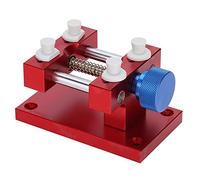 Fdit Soporte de Caja de Reloj, Botón Giratorio de Forma Segura para Herramienta de Reparación de Movimiento de Reloj, Herramienta de Relojero Profesional, Metal, 4,7 * 2,8 * 2,8",