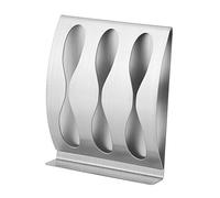 Fdit Soporte De Cepillo De Dientes De Acero Inoxidable Razor Estante Mount Para Pasta De Dientes Eléctrico Cabeza(Tres Agujeros)