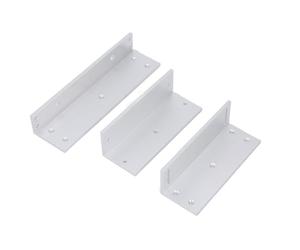Fdit Soporte de Cerradura Electromagnética, 500 Kg, 1200 Libras, Fuerza de | Cerradura Magnética Eléctrica de Aleación de Aluminio, Soporte Z L, Resistente a la Oxidación y Al Desgaste, Configuración