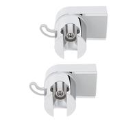 Fdit Soporte de Ducha Montado en la Pared, Soporte Ajustable Estable de 360 grados, Fácil Instalación, Pared de Cabezal de Ducha de 2 Piezas para Reemplazo