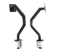 Fdit Soporte de Escritorio para Monitor de Computadora, Brazo Ergonómico Ajustable de Múltiples ángulos Resistente para Ahorrar Espacio en el Espacio de Trabajo y la Configuración de