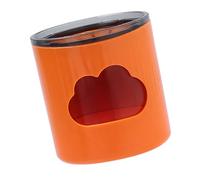 Fdit Soporte de Pared para Cepillo de Dientes Eléctrico, Elegante Soporte de Drenaje para Baño, Ahorro de Espacio, Diseño Duradero, 1 Pieza (Orange)