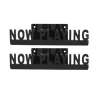 Fdit Soporte de Pared para Discos de Vinilo, Escaparate de Material Acrílico, Estante Flotante para Decoración del Hogar, Acceso Rápido a Discos Favoritos, para Entusiastas de la Música (Black)