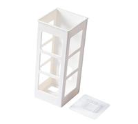 Fdit Soporte de Pared para Rizador de Pelo, Organizador de Herramientas de Peinado, Estante de Almacenamiento para Secador de Pelo con Instalación sin Taladro para Baño, Dormitorio y