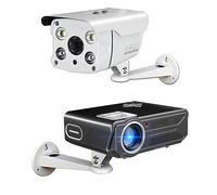 Fdit Soporte de Pared para, Soporte Giratorio de Aleación de Aluminio de 360 Grados con Diseño Resistente a los Golpes, Mini Colgador de para Instalación en