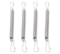 Fdit Soporte de Resorte para Botella de Agua para Mascotas de Acero Inoxidable, Juego de 20 Piezas con Abrazaderas para Botellas de Aves de Corral, Cierre Compatible Versátil para