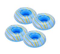 Fdit Soporte Flotante para Bebidas Inflable, Soportes Flotantes Duraderos para Tazas de Bebidas para Fiesta EN LA Piscina, Adecuado para Mayores de 6 Años, 10 Uds.