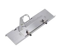 Fdit Soporte para Amoladora Angular de Acero Inoxidable, Soporte de Corte de Chaflán de 43 Grados con Válvula de Conexión Rápida para Biselado de Bordes de Azulejos, Herramienta de Biselado