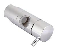 Fdit Soporte para Cabezal de Ducha, Soporte Deslizante Ajustable para Tubo de Ducha de 22 24 25 Mm, con Ajuste de Altura de Rosca, para Accesorios de de Baño (DCR-1067CP-24)