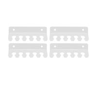 Fdit Soporte para Cable de Carga, Juego de Clips para Soporte de Cable Fácil de Usar para Organización de Pared de Escritorio, 5 Ranuras (Transparente)