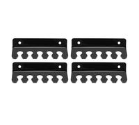 Fdit Soporte para Cable de Carga, Juego de Clips para Soporte de Cable Fácil de Usar para Organización de Pared de Escritorio, 5 Ranuras (Black)