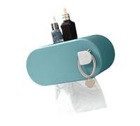 Fdit Soporte para Caja de Pañuelos Montado en la Pared, Dispensador de Toallas de Papel sin Taladro con Pegatina sin Costuras, para Baño, Cocina, Sala de Estar